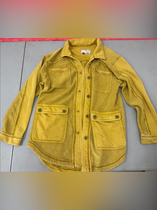 Pilcro Jackets & Blazers - Pilcro Yellow Utility Jacket